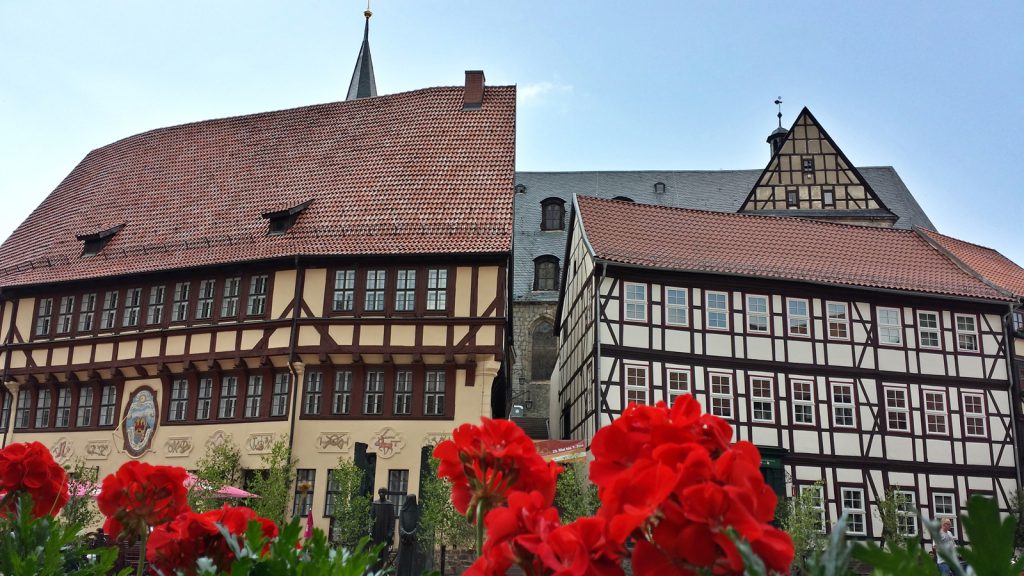 Rathaus Kirche Stolberg Harz 2014