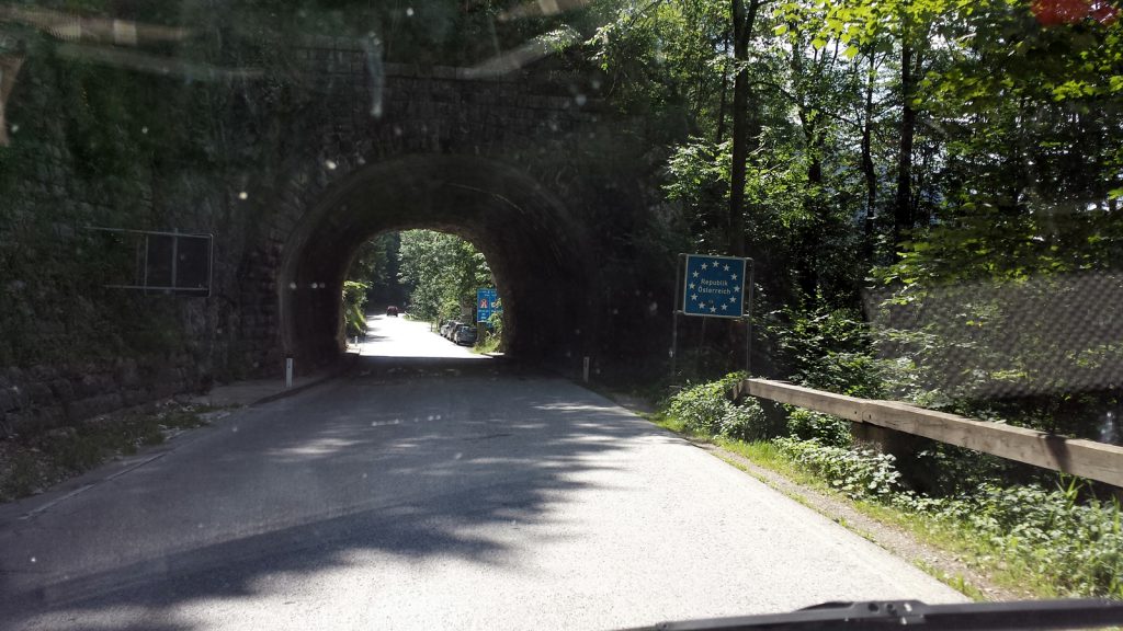 Border tunnel near Reit im Winkl