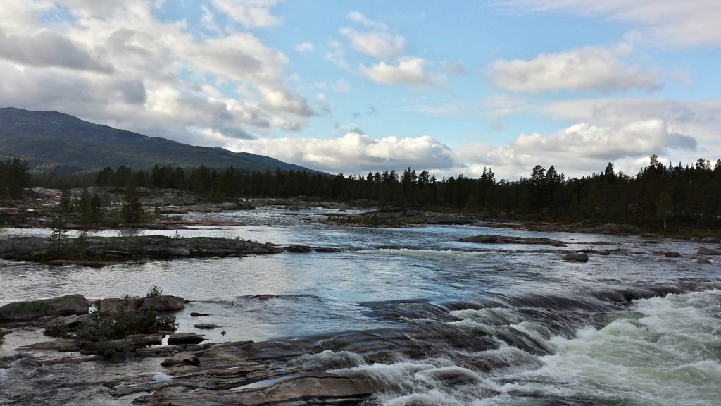 Along RV 9 road from Kristiansand to Haukeli, Norway