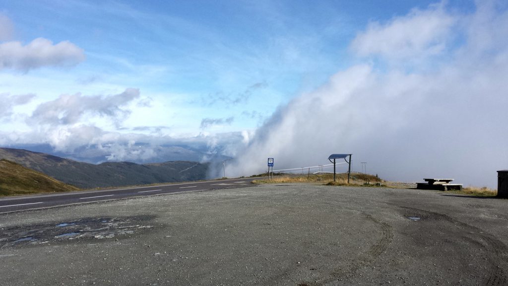 Rising clouds on Vikafjell