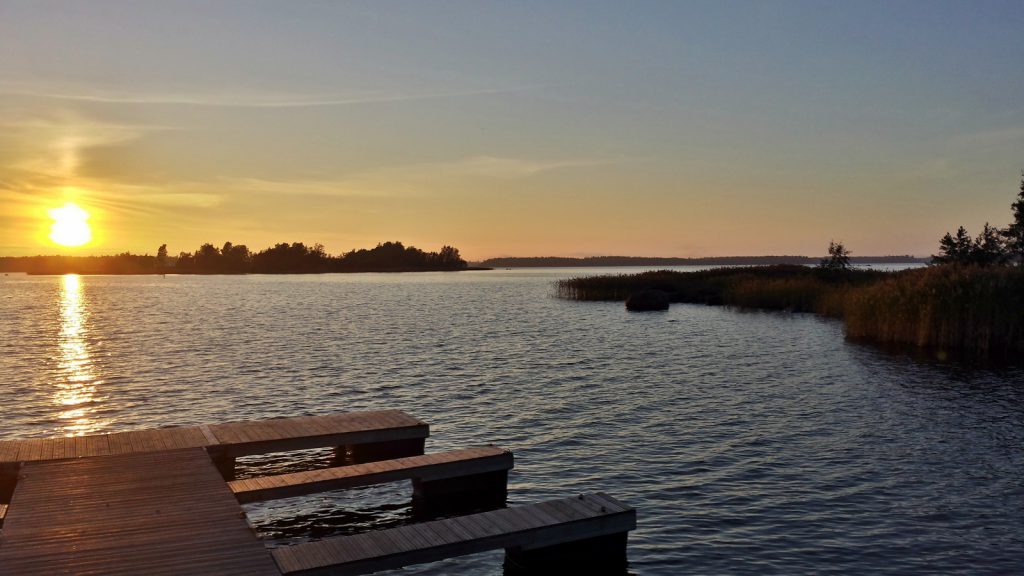 Sunset over the Baltic Sea