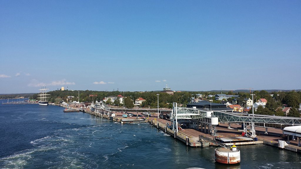 Scheduled stop in Mariehamn