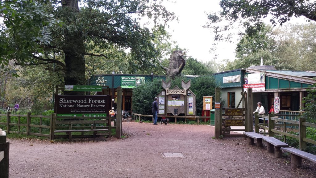 Entrance to "Sherwood Forest"