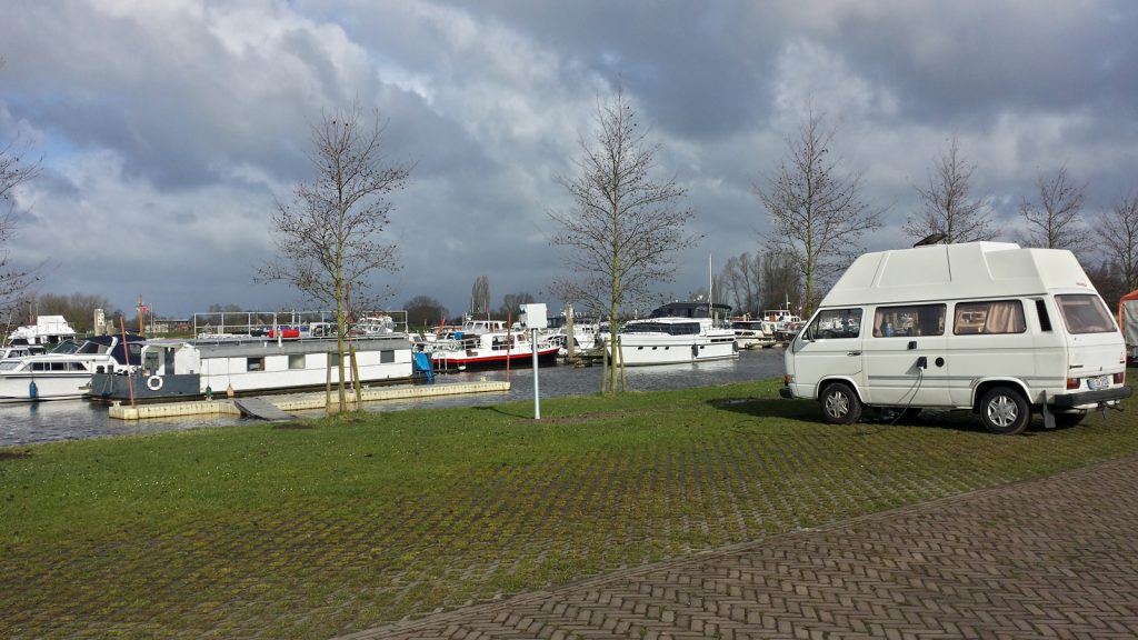 Camper site at Hattem Marina