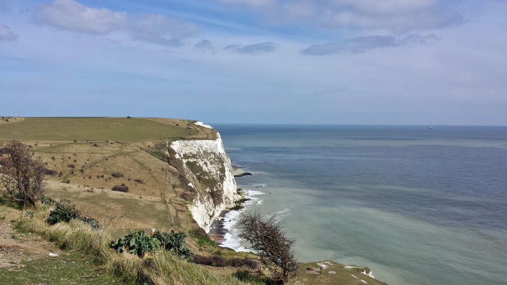 Famous White Cliffs of Dover