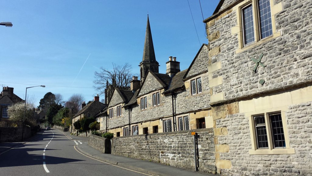 No people on the minor village roads