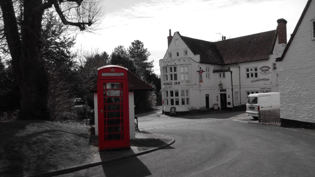 Telephone box in Chilham
