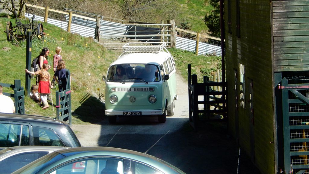 The British love their VW buses.