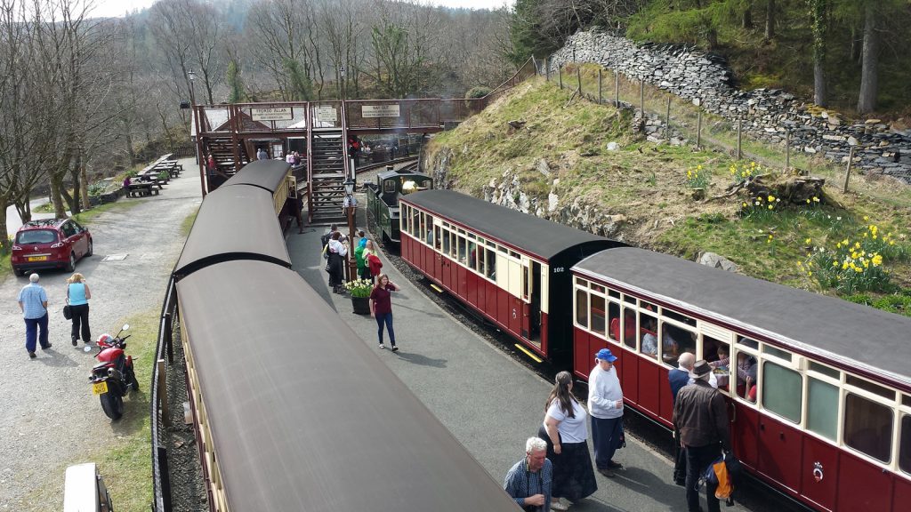 Tanybwlch station on Ffestiniog Railway