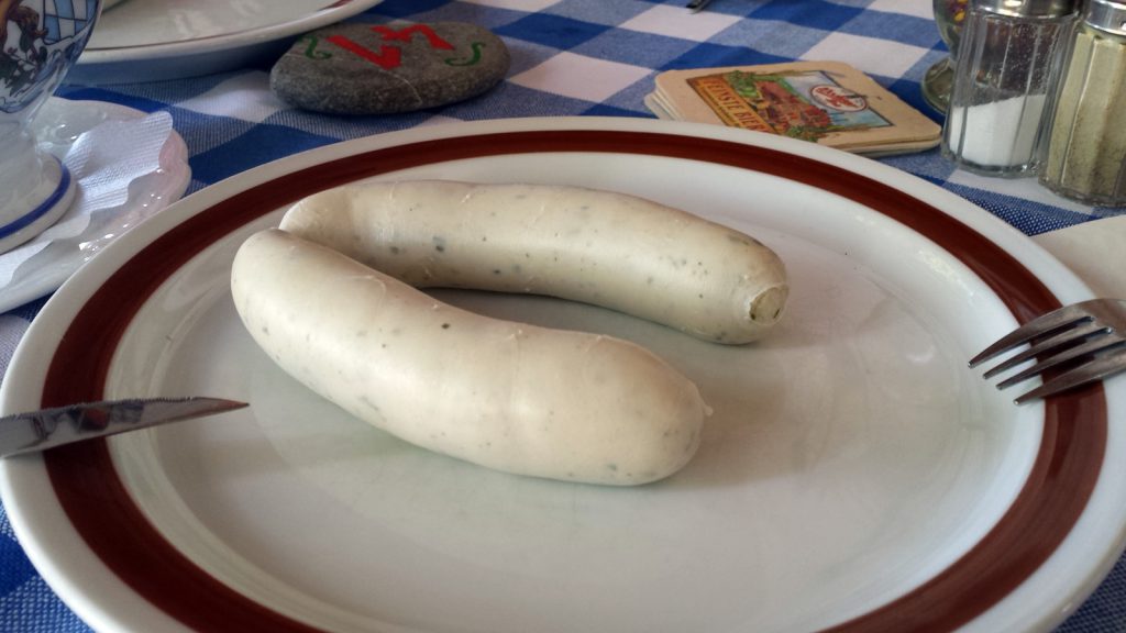 Weißwurst for breakfast