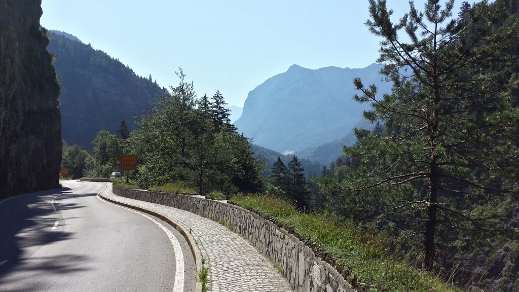 Weißbach gorge at B305 road