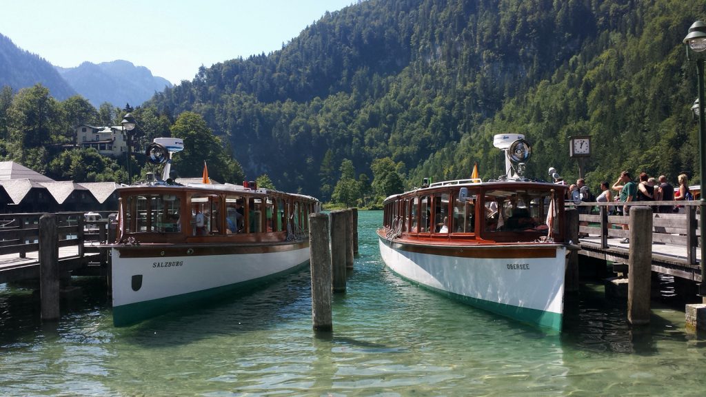 Electric boats on Lake Königssee