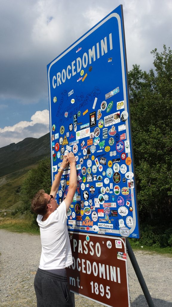 We have been here - Crocedomini Pass