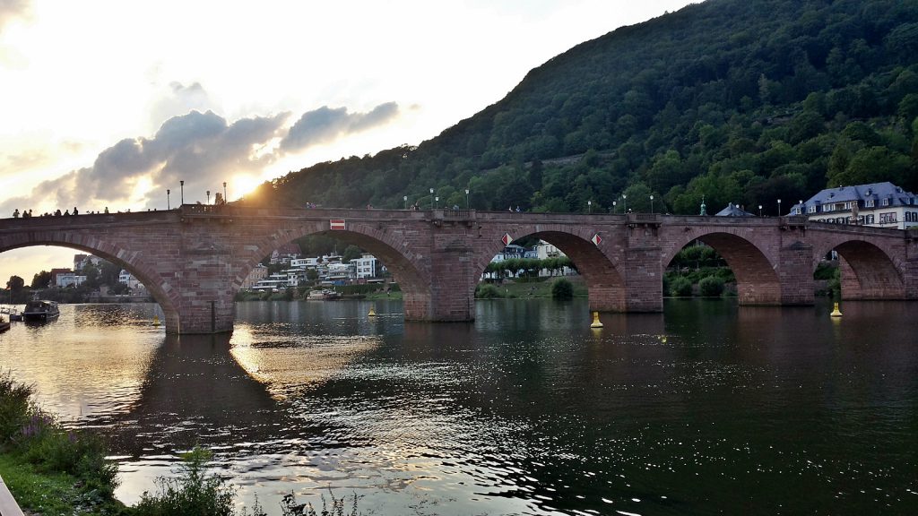 Old Bridge in the evening sun, Heidelberg