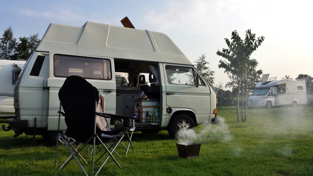 Small camperstop at the Belgian-Dutch border