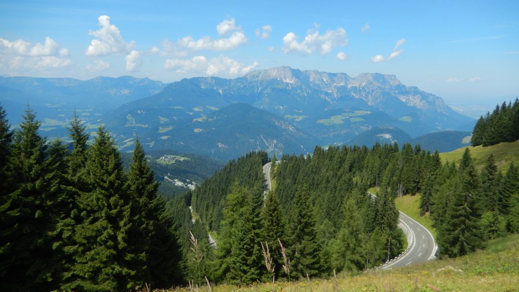 Roßfeldhöhenstraße built as a panoramic road