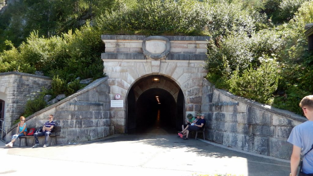 Entrance to the lift at Eagle's Nest