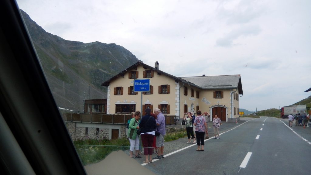 Coffee ride at Flüela Pass