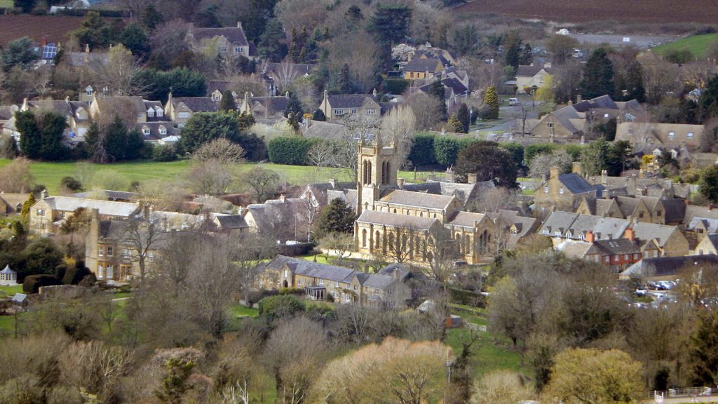 Broadway as seen from Broadway Tower