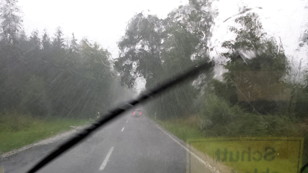 Heavy rain in Bavaria