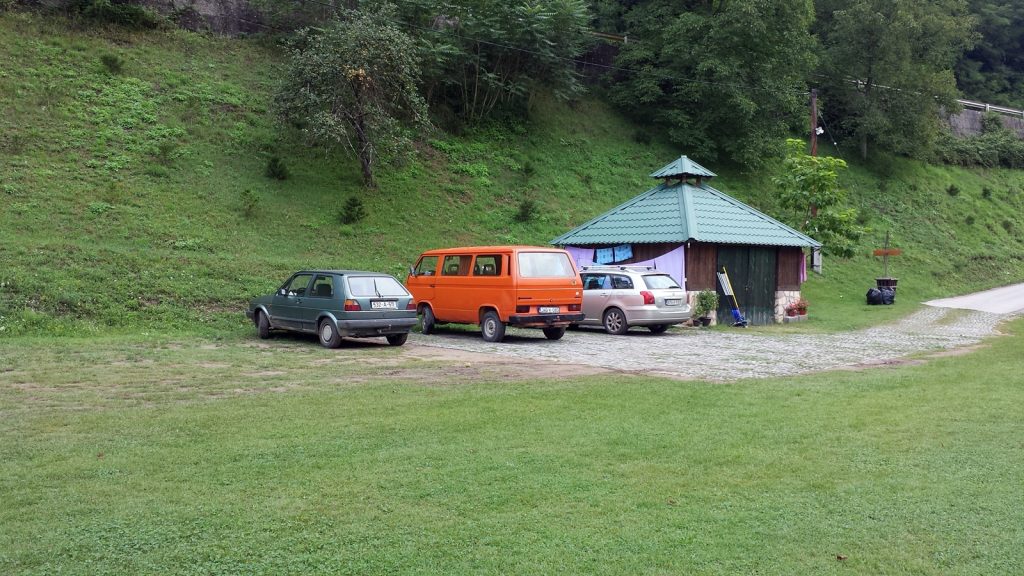 WV T3 Bulli in Bosnien Autocamp Drina Foca