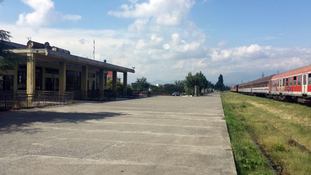 Bahnhof von Shkoder Albanien