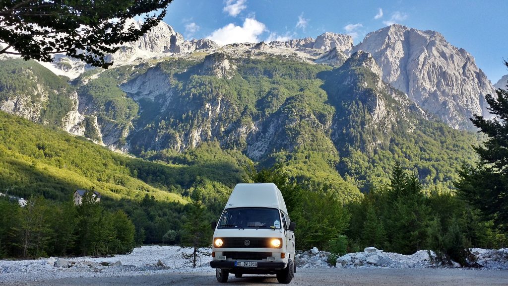 Mit dem Bulli auf Roadtrip durch Albanien. Valbone, 2016