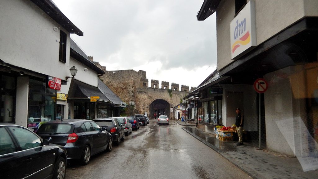 Kein Parkplatz in Jajce Bosnien-Herzegowina