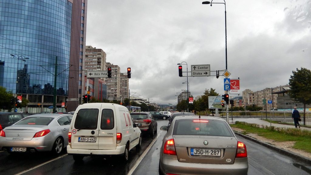 Haupteinfallstraße Sarajevo