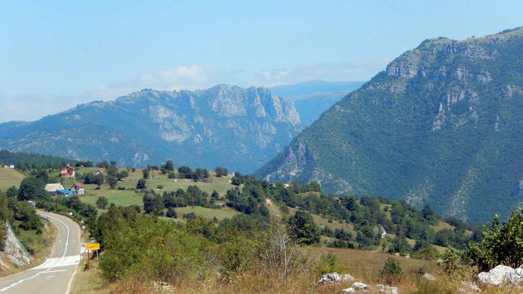 Blick auf den Durmitor Nationalpark Montenegro