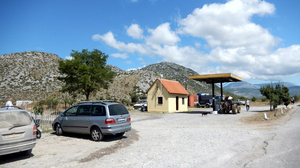 Tankstelle in Albanien