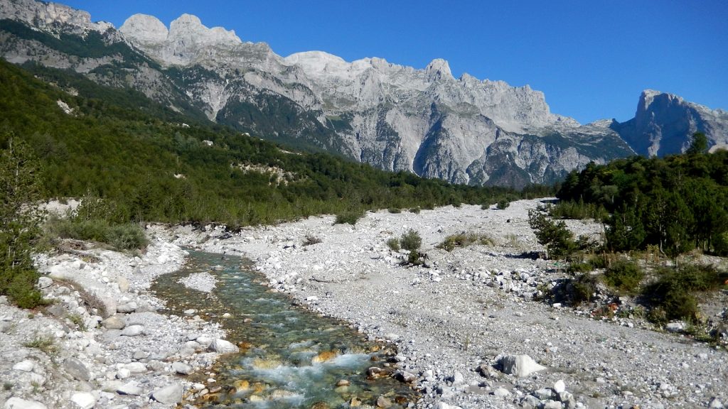 Albanische Alpen, Shala-Fluss, Theth