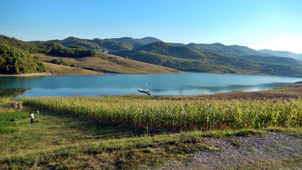 Blick vom Campingplatz "Camping Tirana"