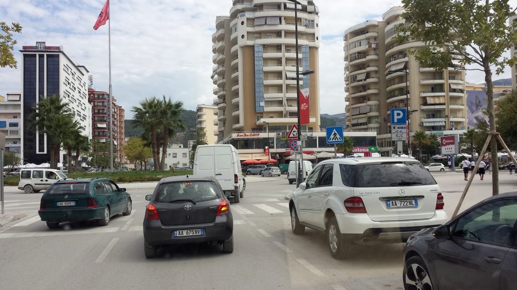 Stadtzentrum von Vlore, Albanien