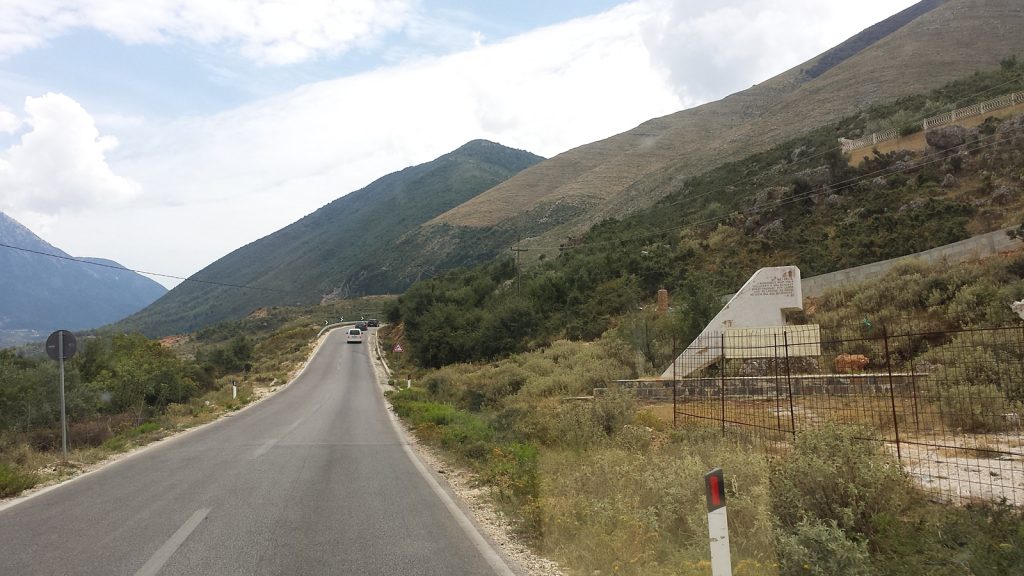 Nordrampe Llogara-Pass, Albanien Roadtrip