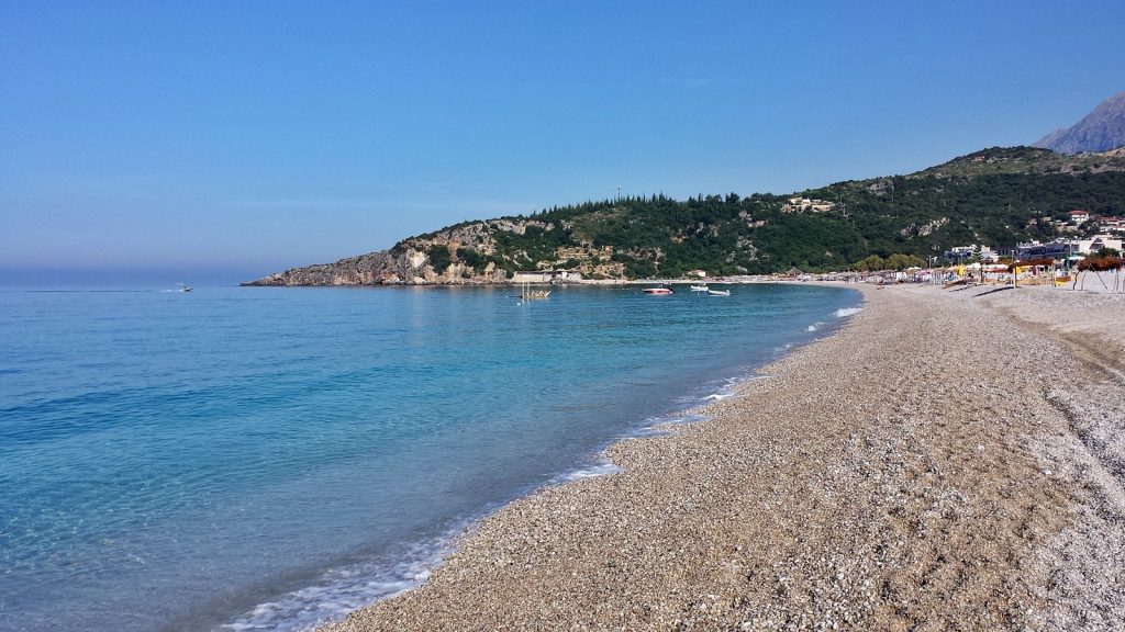 Livadh Strand, Albanien, Himare