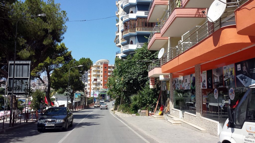 Hauptstraße in Sarandë