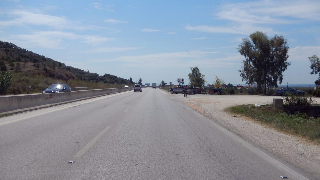 Autobahn in Albanien