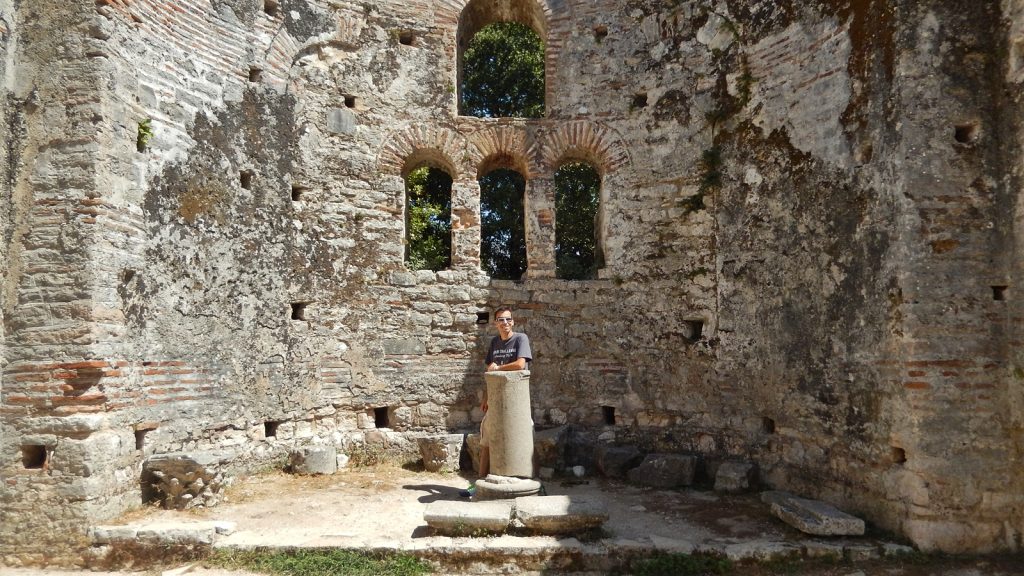 Didi Wöhrmann in Butrint