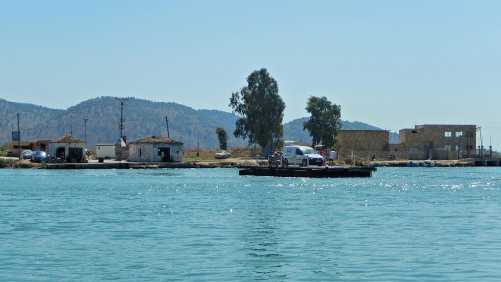 Seilfähre über den Vivar-Kanal, Butrint, Albanien