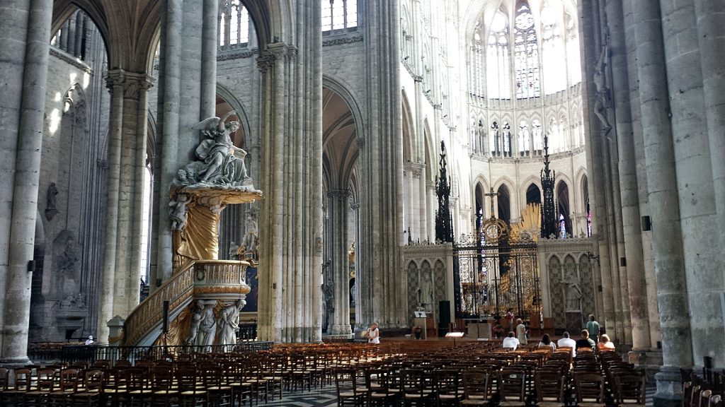 In der Kathedrale von Amiens