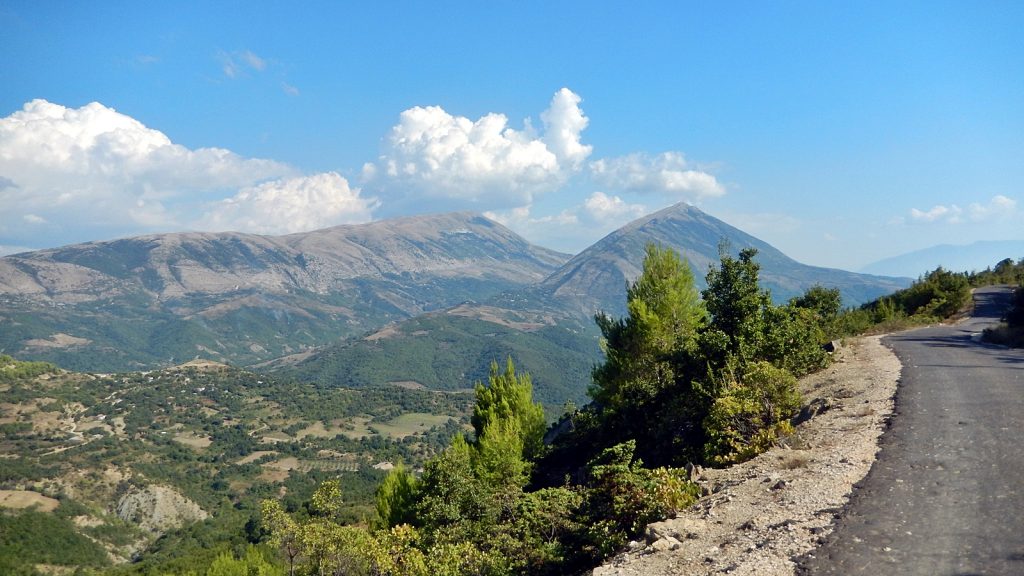 Kannabis-Plantage, Albanien