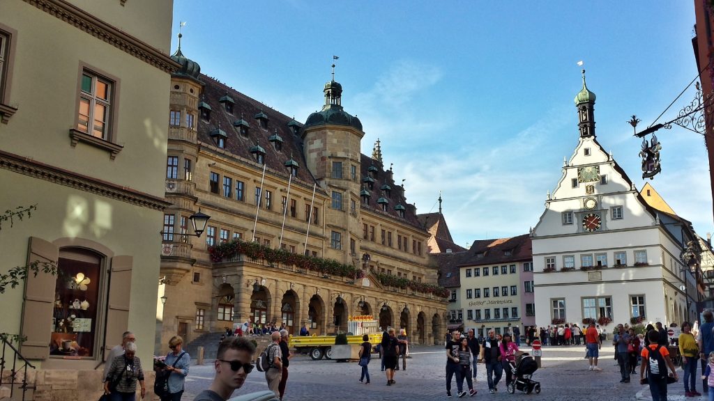 Rathaus, Marktplatz, Rothenburg ob der Tauber