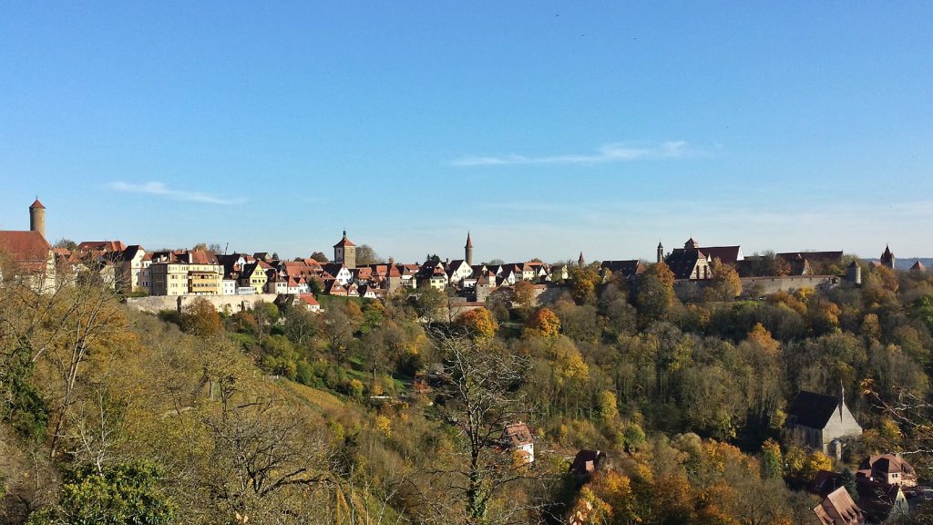 Skyline Panorama Rothenburg ob der Tauber