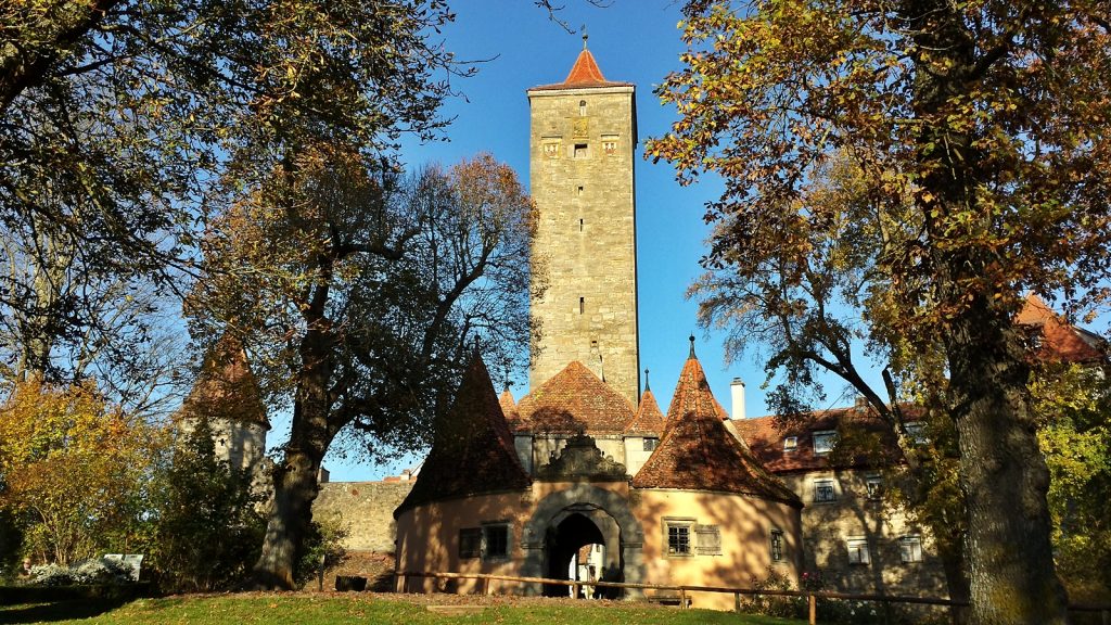 Burgtor Herbst Rothenburg ob der Tauber