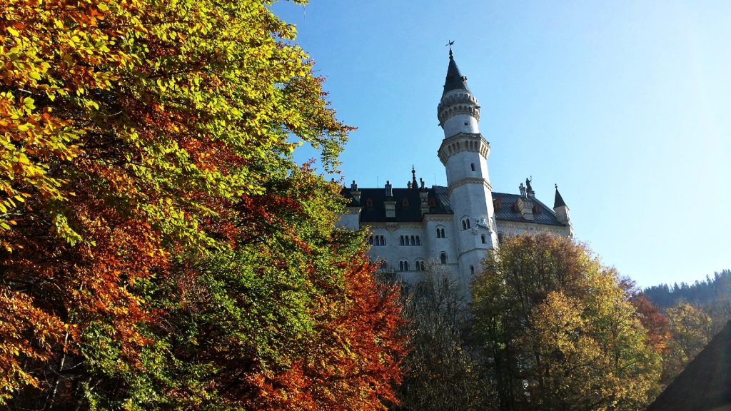 Schloss Neuschwanstein im Herbst 2017