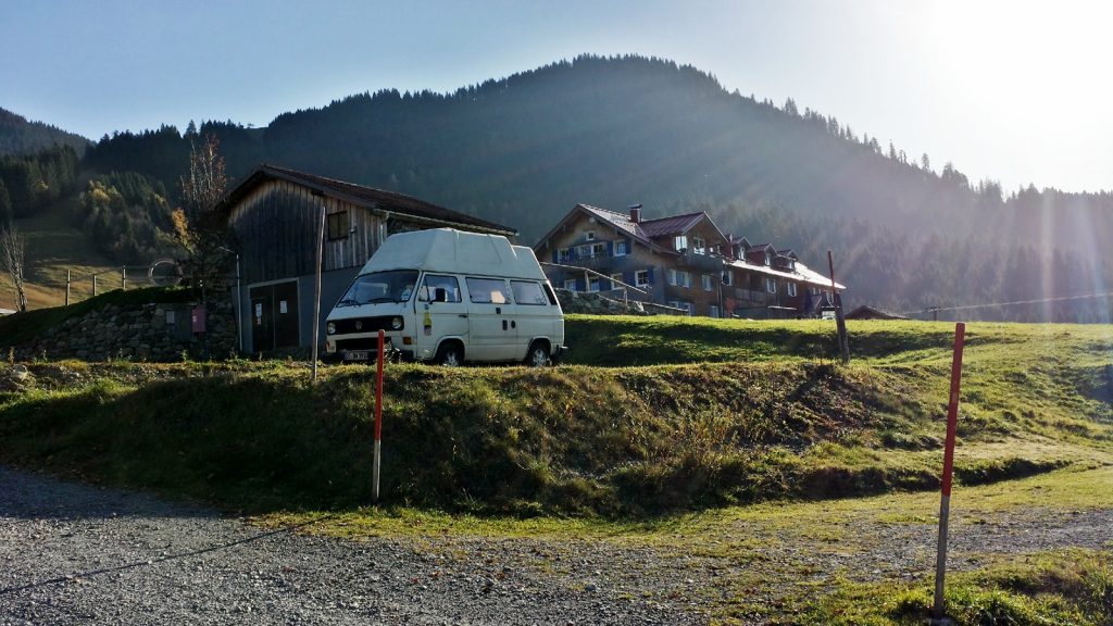 Wohnmobilstellplatz Schwabenhof Balderschwang, Allgäu