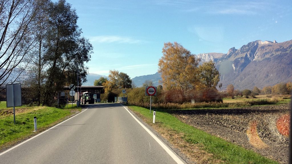 Grenze Österreich Liechtenstein