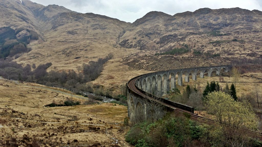 Glenfinnan Viadukt ohne Hogwarts Express