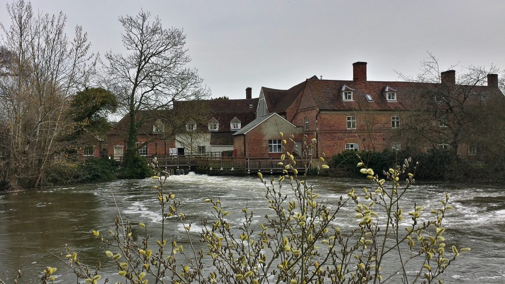 Flatford Mill, diesmal mit Hochwasser